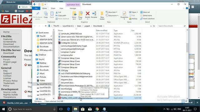 how to download and install filezilla -FTP on windows 10 operating system смотреть онлайн