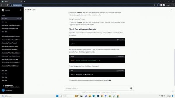 anaconda python install windows 7