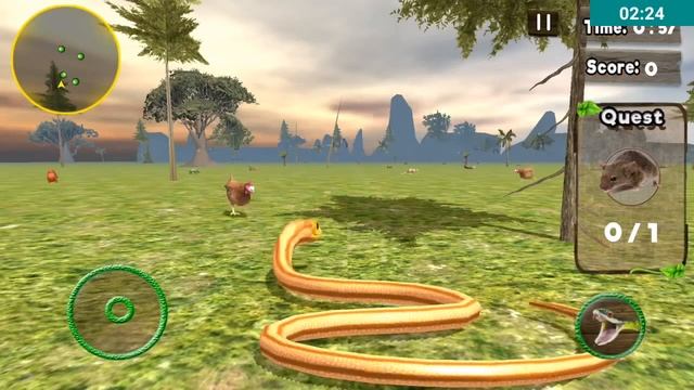 Anaconda Snake Simulator Android Gameplay HD смотреть онлайн