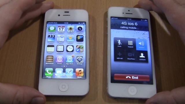 Incoming call & Outgoing call at the Same Time iPhone 5 iOS 6+iPhone 4S iOS6 смотреть онлайн