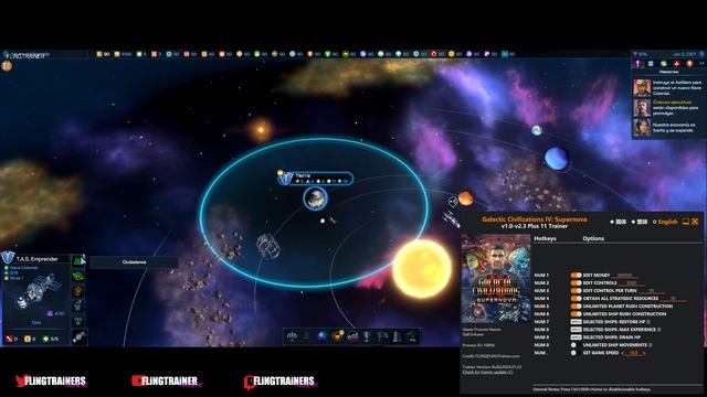 Galactic Civilizations IV Supernova Trainer - FLiNG | FLiNGTRAiNER смотреть онлайн