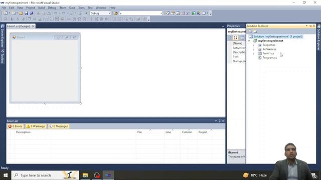 Day 2--- Basic Microsoft Visual Studio IDE for Windows Form Application With C# смотреть онлайн