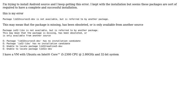 Ubuntu: Can't install lib32ncurses5-dev or ia32-libs (2 Solutions!!) смотреть онлайн