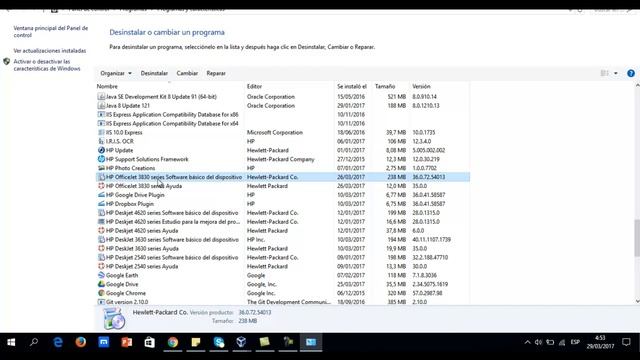 🔴Desinstalar HP 3831 en Windows 10 2017🔴 смотреть онлайн