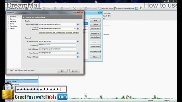 Password Recovery: Retrieve Forgotten Password of DreamMail Account смотреть онлайн