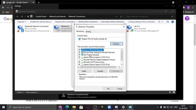 How to Switch to GOOGLE DNS in Windows 10/8/7 | Fast & Easy | Low ping $ fix errors ! смотреть онлайн