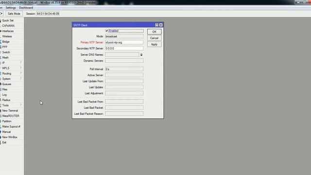 #12 Seting SNTP Client di Mikrotik смотреть онлайн