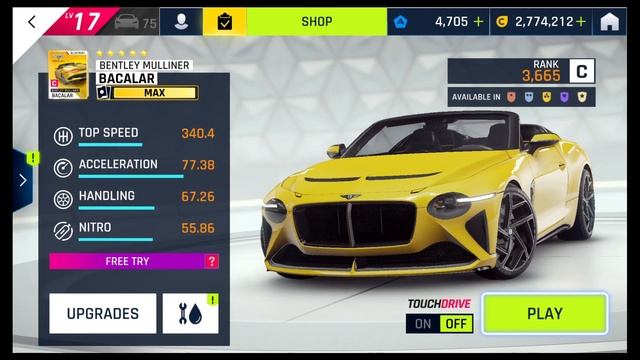 Trial Series Bentley Mulliner Bacalar (Nintendo Switch) #150 p2 | Asphalt 9 Legends смотреть онлайн