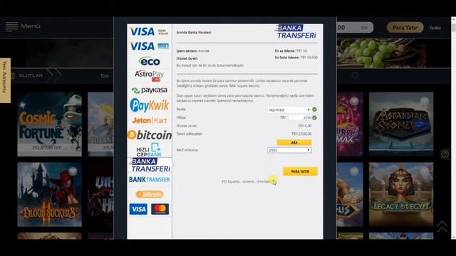 Banka Transferi ile Anadolu Casino Hesabınıza Nasıl Para Yatırılır? смотреть онлайн