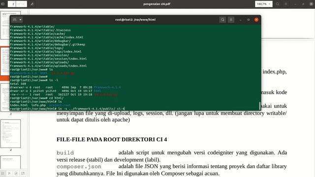 Petunjuk Installasi Codeigniter 4 pada Linux Ubuntu Server смотреть онлайн