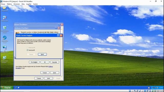Windows XP Pratik Bilgiler - Bilgisayarda bulunan kullanıcı profillerini görme yönetme смотреть онлайн