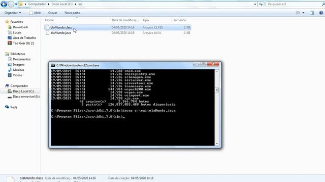 Processo de compilação e interpretação de programas java. смотреть онлайн