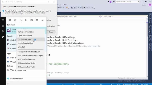 13 UI Code VS Project Automation смотреть онлайн