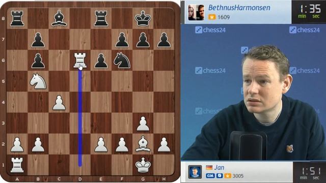 Jan Gustafsson Plays Against chess24 user BETHNUS HARMONSEN | "Big Team Magnus and Beth Harmon" смотреть онлайн