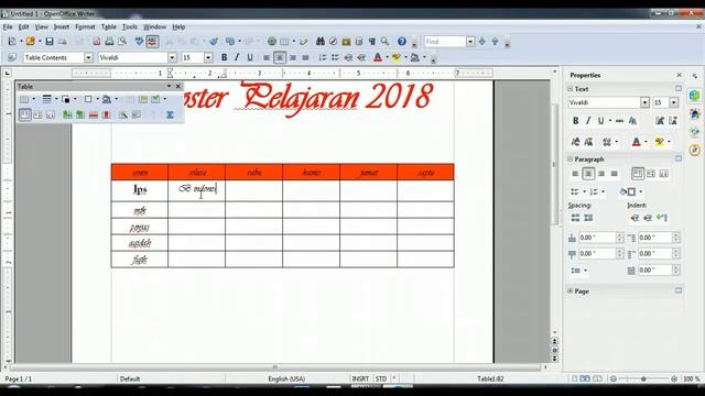 Learn Basic Creating Roster Tables in Apache Open Office смотреть онлайн