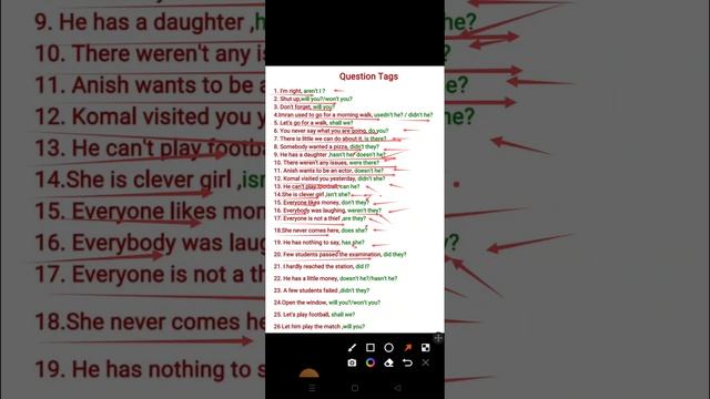 Question Tags ।। Tail Question смотреть онлайн
