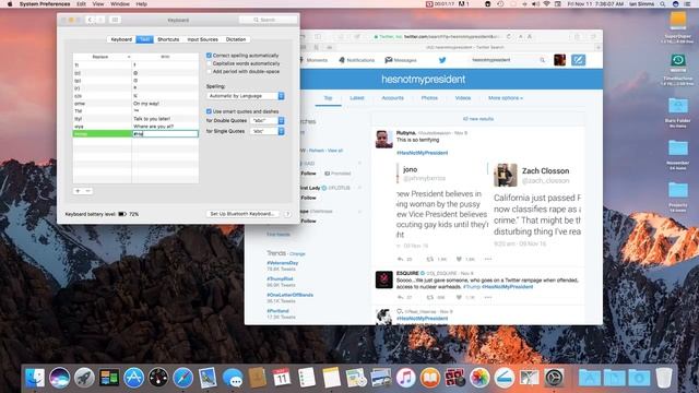 Create and use a #HesNotMyPresident hashtag shortcut on MacOS смотреть онлайн