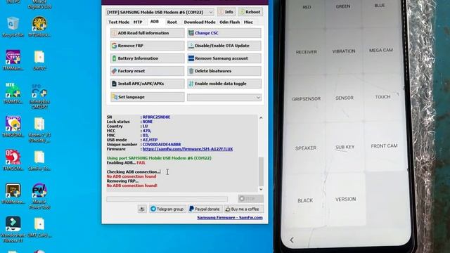Samsung A12 (A127f) FRP 1 Click Done New Security SamFw Tool смотреть онлайн
