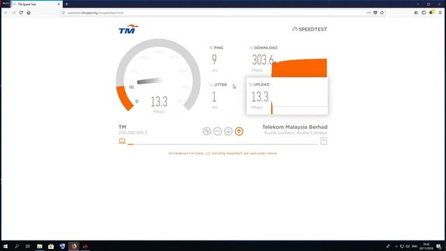 Speed Test Unifi Turbo 300mbps смотреть онлайн