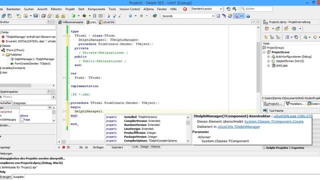 [Delphi] Lina Components: TDelphiManager смотреть онлайн