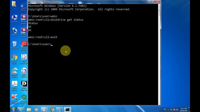 Check up Hard Disk Health and errors in Windows 10 / 8 / 7 using Command смотреть онлайн