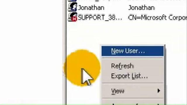 how to create a user account in windows server 2003 смотреть онлайн