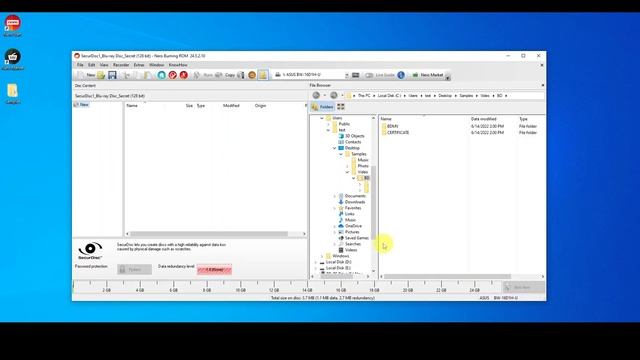How to Burn Blu-ray SecurDisc | Nero Burning ROM Tutorial смотреть онлайн