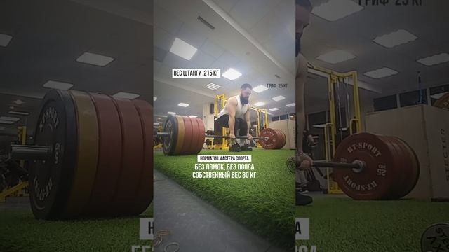 НОРМАТИВ МАСТЕРА СПОРТА 215 КГ | СТАНОВАЯ ТЯГА КЛАССИЧЕСКАЯ | АЛЕКСАНДР ТИМОФЕЕВ #shorts смотреть онлайн