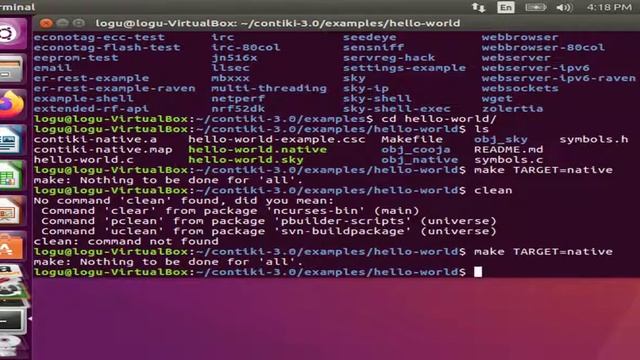 Run a simple hello world process in Terminal window Native Environment in #contiki-OS #Technosilent смотреть онлайн