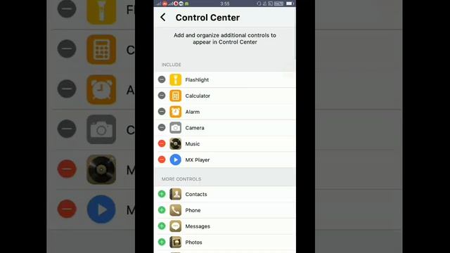 Control Center IOS 11 for Android смотреть онлайн