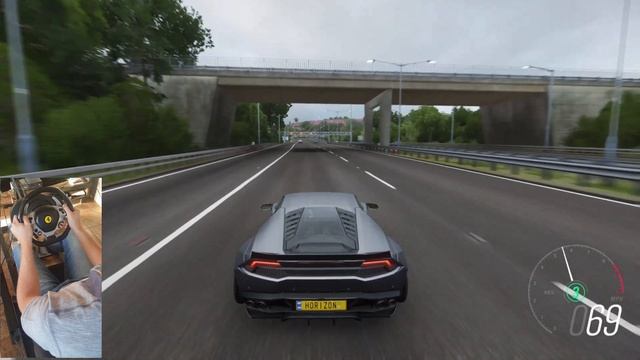Lamborghini Huracan - Forza Horizon 4 Liberty Walk Edition | Thrustmaster Racing Wheel Gameplay | смотреть онлайн
