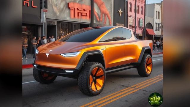 How AI Customization Tesla- Cybertruck 2024 #ethistudio смотреть онлайн