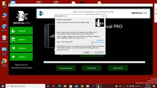 ازاله الايكلود.|| وتشغيل الشبكه.وعمل جليبريك مجانا من الويندز || Remove iCloud Activation Lock смотреть онлайн