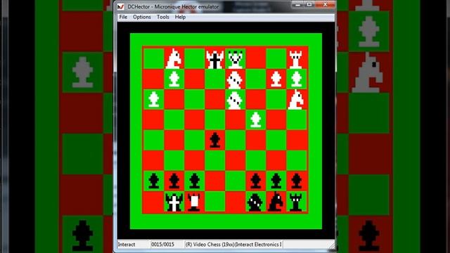 Video Chess - Interact Home Computer - emulador DCHector 0.1 - probado Windows 7 x64 смотреть онлайн