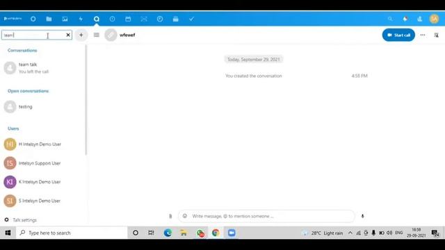 How to use TALK application in Nextcloud | intelsyn смотреть онлайн