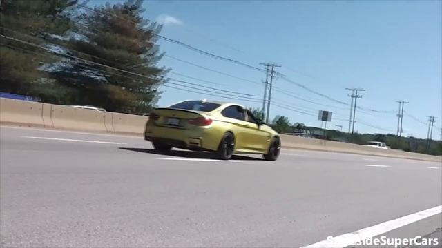 500HP BMW M4/LOUD Accelerations! смотреть онлайн