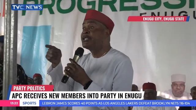 APC Receives New Members Into Party In Enugu State смотреть онлайн