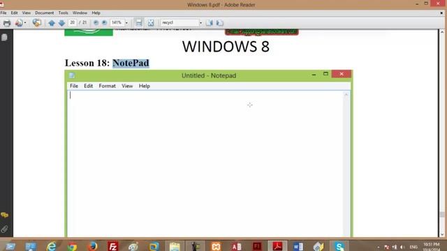 Lesson 19 WordPad - Windows 8 - Sahalsoftware смотреть онлайн