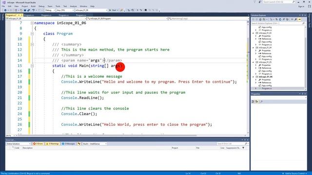 1.6 Learn C# & Unity - Code commenting смотреть онлайн