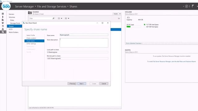 12/35 How to Enable Roaming User Profiles on Windows Server Server 2022 смотреть онлайн