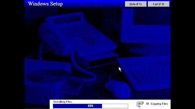 Installing Microsoft Chicago build 81 (Windows 95) смотреть онлайн