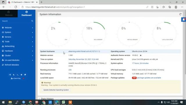Mengelola server Menggunakan Webmin || Dedicated Server Ubuntu || Tutorial Server Bagian 1 смотреть онлайн