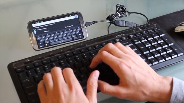 How to use a keyboard and mouse with your Galaxy Note 2 or tablet смотреть онлайн