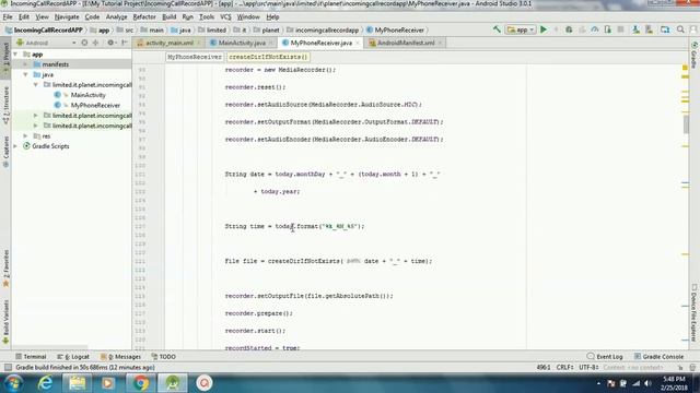 Incomming and outgoing phone call records android Programmatically смотреть онлайн