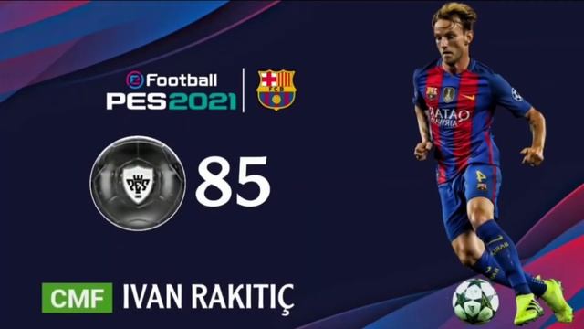 PES 2021 FC BARCELONA PLAYERS OFFICIAL RATINGS смотреть онлайн