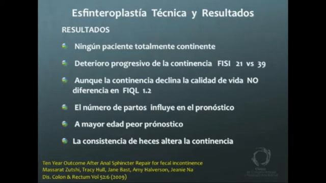 -Dr. Oscar Coyoli García: Esfinteroplastía anal - técnica y resultados a largo plazo смотреть онлайн
