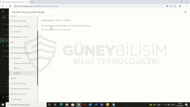 Kaspersky Endpoint Security Cloud Mac Cihazlar için Uygulama Arayüzü Yapılandırması #20 смотреть онлайн