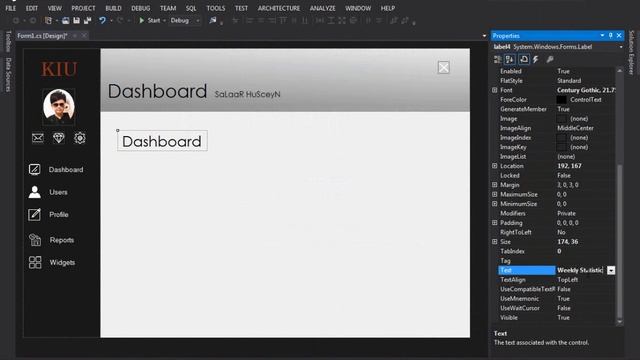 Flat Design Dashboard using Windows form Application C#/ vb . net смотреть онлайн