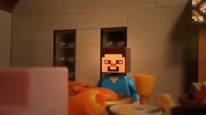 Лего майнкрафт приключение Стива и его друзей 1# нашествие