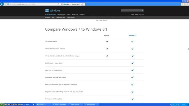 Windows 7 vs Windows 8, iPad vs Windows Tablets смотреть онлайн
